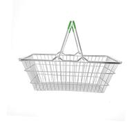 ifundom Mini Cesta de Compras de Hierro para Diseño Resistente con Asa para Simulación Macenamiento de Juguetes para Organizar y Fomentar Habilidades Sociales y Financieras Casa Aire