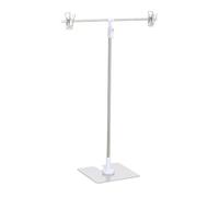 ifundom Mini Soporte Adecuado para Fotografía de Cosméticos y Bodegones para Fotografía Portátil y Ligero de Fondo en Forma de T Hecho de Acero Inoxidable y Plástico