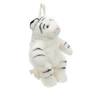 ifundom Mochila de Peluche de Tigre para Niños Mochila Escolar de Dibujos Animados Suave de Felpa para Viaje y Escuela Tamaño Mediano