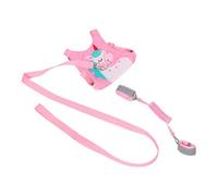 ifundom Mochila Infantil Antidesprendimiento con Arnés de Seguridad y Correa Antipérdida para Pequeños, Pulsera Antipérdida de 1,5 M con Diseño de Caballo Arcoíris, Mochila Ligera para