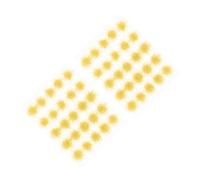 ifundom Modelo de Césped Artificial en Racimo 50 Piezas Otoño Dorado para Paisajes en Miniatura, Adornos de Simulación para Maquetas de Tren, Decoración de Jardín y Manualidades