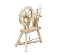 ifundom Modelo de Máquina de Bobinado Manual Miniatura de Madera Decoración Vintage para Muebles de Casa de Muñecas Accesorio Coleccionable en Miniatura para Juguetes y Decoración