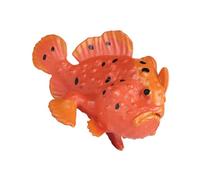 ifundom Modelo de Pez de Piedra de Simulación Sólido de Plástico para Adorno Realista de Animal Marino para Acuario Juguete Educativo de Reconocimiento Infantil