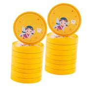 ifundom Monedas Conmemorativas del Hada Dientes de Madera Dorada 20 Piezas Juguete Recompensa para Juego Educativo por Pérdida de Dientes