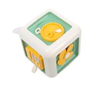 ifundom Montessori Juguete Educativo Seis Caras Cubo Sensorial Avión Viaje para Desarrollo Cognitivo y Motricidad Bebés Niñas Regalo Cumpleaños