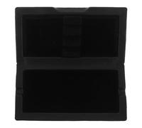 ifundom organizador de láminas compacta caja Caso de Reed Teachers de Reed accesorios de los jugadores oboé Caso protector de caña de protección de láminas tela flocada Black
