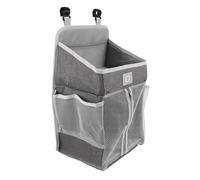 ifundom Organizador para Cuna Colgante Multifunción con Compartimentos Claros para Biberones y Juguetes Almacenamiento Ampliado para Cuidado para Dormitorio o Paseo