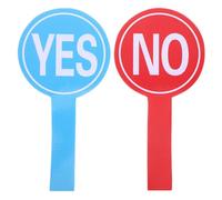 ifundom Paletas de Votación para Aula 15X30 CM Tablero de Espuma Rígida 2 Unidades Sí y No Herramientas de Comunicación Escolar para Evaluación y Participación Estudiantil