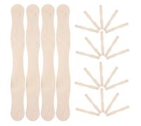 ifundom Palitos de Abanico de Madera Ondulados 200X25X2 MM 120 Unidades sin Terminar para Manualidades DIY Mango de Abanico Natural para Bodas y Fiestas Accesorio Creativo Portátil