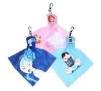 ifundom Paños de Limpieza para Gafas con Llavero 3 Piezas Microfibra Estampados Infantiles Portátiles para Limpiar Lentes Gafas de Sol Hogar Oficina Viaje