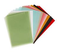 ifundom Papel de Calco Translúcido de Colores 100piezas Superficie Lisa para Impresión Clara Adecuado para Crear Invitaciones y Manualidades