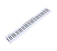 ifundom Papel Guía Para Teclado De Piano De Tabla De Práctica Notas y Simulación De Dedos Para Principiantes Adecuado Para Aprender Teoría Musical y Digitación Ayuda Didáctica Blanco y Negro