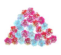 ifundom Parches de Flores con Lentejuelas Cosidos a Mano Apliques de Tela Termoadhesivos de 2 CM Set de 30 Unidades 18 19 24 Ideales para Decoración DIY Ropa Bolsos y Accesorios