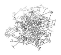 ifundom Pasadores Metálicos Niveladores para Baldosas 100 Piezas, Espaciadores para Azulejos de Cerámica, Herramienta para Nivelar Pisos y Paredes en Cocinas y Baños