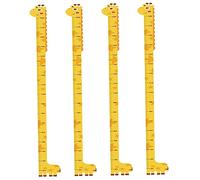 ifundom Pegatinas de Pared Tabla de Altura Infantil Gráficos de Crecimiento, Medidor de Altura para Niños, Auto-adhesivas de Pvc, Decoración para Habitación Infantil, Set de 4 Piezas