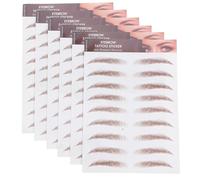 ifundom Pegatinas para Cejas Naturales y Realistas, 6 Hojas de Papel Impermeables y Resistentes Que No Se Caen, Ideales para Maquillaje de Cejas Femenino