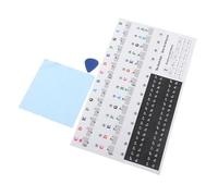 ifundom Pegatinas Para Teclas De Piano Claves Etiquetas De Notas Musicales Extraíbles Para Principiantes Guía De Notas Para Pianos y Teclados Electrónicos Diseño Transparente y Moderno
