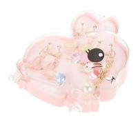 ifundom Pendientes de Clip sin Perforación para Niñas Pendientes Infantiles de Dibujos Animados 1 Set Diseño Indoloro Material Seguro y Ligero Accesorios para Fiestas y Uso Diario