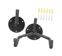 ifundom Percha De Pared Metalica Para Guitarra Soporte Horizontal De Pared Para Exhibicion De Bajos Colgador Para Ukelele y Guitarra Clasica Para Sala De Ensayo