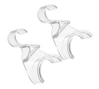 ifundom Perchas de Acrílico Transparente para Bolsos 2 Pcs, Ganchos Estables para Mochila y Bolso de Mano, Organizadores para Armario y Vestidor Modernos