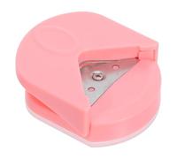 ifundom Perforadora de Esquinas Redondeadas R4 para Papel y Tarjetas Cortador Portátil Depósito Recogedor Herramienta Manual para Scrapbooking Fotografía y Manualidades Color Rosa