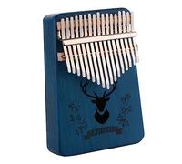 ifundom Piano de Pulgar de Teclas Kalimba de Madera Maciza Instrumento Musical Portátil para Principiantes Piano de Dedo de Madera
