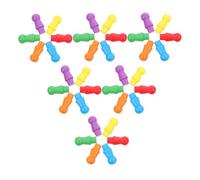 ifundom Piezas de Ajedrez de Madera Multicolor para Juegos de Mesa 120 Piezas en 6 Colores Accesorios de Juego para Damas Chinas y Multijuegos de Damas de Madera