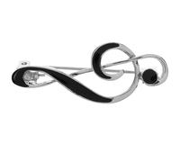 ifundom Pin de Solapa Nota Musical de Aleación de Zinc Broche Elegante para Chaquetas y Bufandas Clip Seguro para Mochilas y Ropa Accesorio Unisex para Amantes Música