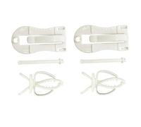 ifundom Pinzas Fijas Multifuncionales de Plástico para Verduras y Frutas Accesorios para Jaulas de Pájaros para Mascotas 4 Piezas