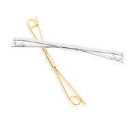 ifundom Pinzas para Cárdigan 2 Piezas Metal Dorado y Plateado Accesorio Multifuncional para Suéter Camisa y Ropa Diseño Seguro Que No Daña Tejidos Adecuado para Uso Diario