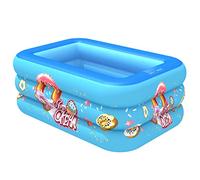 ifundom Piscina Hinchable Infantil PVC Dos para Niño Niña y Bebés Bañera Portátil Refrescante Verano Jardín Colores y Diseño Aleatorio