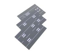 ifundom Pista de Aterrizaje para Maquetas de Aviones Modelo Plataforma de Plástico 45X10 CM Accesorio para Dioramas y Juegos de Simulación Escenario Realista para Exhibición y