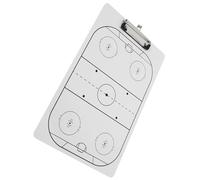 ifundom Pizarra Blanca de Hockey sobre Hielo para Entrenadores Portapapeles Táctico de Borrado Seco Superficie Reutilizable y Portátil para Entrenamiento Deportivo