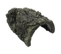 ifundom Plataforma para Tortugas y Reptiles Acuáticos Refugio Cueva Rocosa Resistente De Resina Grande para Acuario Hábitat Decorativo Escondite para Tortugas y Anfibios