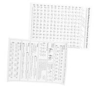 ifundom Póster De Práctica De De Arpa Para Principiantes Gráfico De De Arpa Detallado Para Teoría Musical Material De Esencial Para y Profesionales