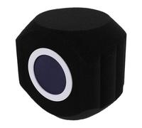ifundom Protector de Aislamiento Acústico para Micrófono Profesional Espuma Absorbente Azul Filtro Antiviento Compacto para Estudio de Grabación Reducción de Ruido para Podcast y Canto