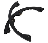 ifundom Protector de Bordes para Snowboard 2 Piezas Barra de Protección Curva de Pbt Negra Mediana Funda Anticolisión para Tabla Individual Accesorio para Deportes al Aire Libre y