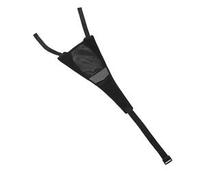 ifundom Protector de Sudor para Bicicleta Interior con Pantalla Táctil, Banda Ajustable Negra Absorbente, Red Compacta Antitranspirante para Cuadro, Accesorio para Entrenamiento Ciclismo