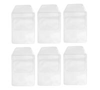 ifundom Protectores de Bolsillo de PVC Transparentes para Camisa Organizador de Bolígrafos para Enfermeras y Médicos 6 Unidades para Uso Escolar Hospitalario y Oficina