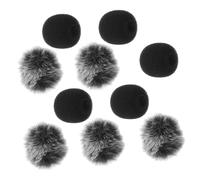 ifundom Protectores de Espuma Ligeros y Suaves para Micrófono de Solapa 10 y Protección Viento Ideales para Grabaciones