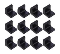 ifundom Protectores para Patas de Muebles de Hierro Angular, 30 Almohadillas de Goma en Forma de L, Resistentes y Fáciles de Instalar para Sillas, Mesas y Camas