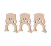 ifundom Puente de Violonchelo de Madera de Arce 4/4 3 Piezas Accesorio para Violonchelo Completo Piezas de Repuesto para Instrumento Musical Portátil Accesorios para Principiantes
