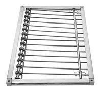 ifundom Puerta para Pájaros Automática De Acero Inoxidable 39 Cm, Puerta De Entrada para Jaulas De Aves, Accesorios para Palomares, Uso En Cría y Competición De Aves