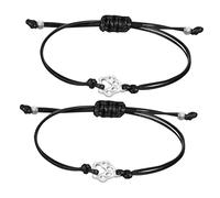 ifundom Pulsera De Amistad Ajustable Encanto De Patita Para Adultos Joyería Conmemorativa Para y Uso Diario Pulsera De Cuerda Tejida Resistente Al Desgaste Para Expresar Amistad