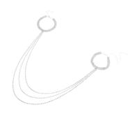 ifundom Pulsera de Cadena Brillantina y Borlas de Cristal Parte Superior del Brazo Joyería Corporal Brazalete para Mujer Pulsera de Boda para Fiesta y Ocasión Especial