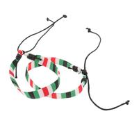 ifundom Pulsera Tejida Palestina Ajustable de Hilo de Algodón para Mujer y Hombre, Pulsera Trenzada de Bandera Palestina, Diseño Artesanal, 2 Piezas, Estilo Bohemio, Cómoda y Versátil