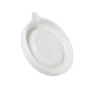 ifundom Rallador de Jengibre y Rallador de Ajo Doméstico, Cerámica, Blanco, para Moler Alimentos y Preparar Papilla Infantil, Fácil de Guardar