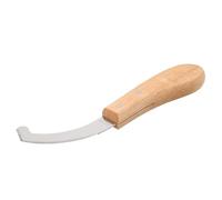 ifundom Raspador de Aseo para Herradores con Cuchillo de Precisión para Eliminar Huevos de Caballo, Hoja de Acero al Carbono y Mango de Madera, y Minimiza Irritación en Establo