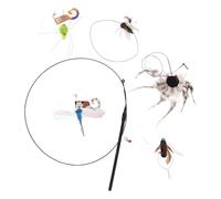 ifundom Recambios para Juguete Interactivo de Gato con Forma de Insectos, 6 Unidades Variadas de Tela Resistente, Accesorios para Juguetes de Interior Que Motivan el Ejercicio