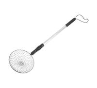 ifundom Recogedor de Huevos Extensible con Cesta de Alambre Inoxidable, Mango Ajustable 44-75 Cm, Herramienta para Gallinero y Granja, Pinza Larga para Recolección Segura de Huevos